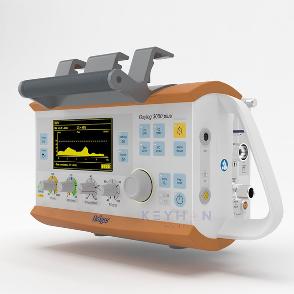 دستگاه ونتیلاتور پرتابل دراگر ( DRAGER ) مدل oxylog 3000 plus